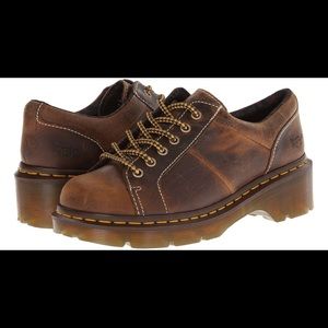 DR MARTENS KEANI BROWN LEATHER